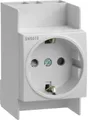 Produktbild: Hager SNS016 Einbau-Steckdose Schutzklasse II Weiß