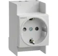 Produktbild: Hager Steckdose Hager SNS016 Einbau-Steckdose Schutzklasse II Weiß