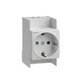 Produktbild: Hager SNS016 Steckdose 16A 250V 2,5PLE QuickConnect zum Einbau in Verteiler