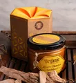 Produktbild: Organic Sojawachskerze mit Deckel Sandelholz Schutz Geborgenheit ca. 60 Std.
