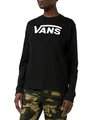 Produktbild: Vans Damen Flying V Classic Ls Bf Langarmshirt, Schwarz (Black Blk), 32 (Herstellergröße: X-Small)