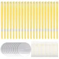 Produktbild: MeoZynxadril 20 Stück Natürliche Ohrkerzen Set, Natürliche Ohrkerzen Bienenwachskerzen, Ohrenkerzen für Erwachsene, Ohrenschmalz Entferner Kerzen, 10 Schutzscheiben und 20 WattestäBchen