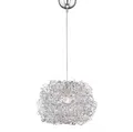 Produktbild: Wofi 6368.01.70.7000 Pendelleuchte FORTUNE E27 Hängelampe Metall Silber