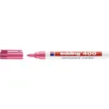 Produktbild: edding 400 Permanentmarker - pink - 1 Stift - feine Rundspitze 1 mm - wasserfest, schnell-trocknend - wischfest - für Karton, Kunststoff, Holz, Metall, Glas