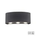 Produktbild: LED Wandlampe Up&Down Fassade Außenlampe anthrazit 6-flammig warmweiß wetterfest