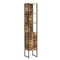 Produktbild: Vicco Badschrank Fyrk, Antikholz, 33 x 185 cm, zur Aufbewahrung von Badutensilien und Handtüchern