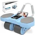 Produktbild: Amonax Bauchtrainer, Bauchroller Bauchmuskeltrainer, Vier-Rad Ab Wheel Mit Ellbogenstütze, Automatischer Ab Roller Für Bauchmuskel Trainingsgeräte,Gym Bauch Roller Trainer Für Männer Und Frauen