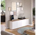 Produktbild: Vicco Wohnwand Wido, Weiß/Sonoma, 2 Teile, (2-St)