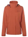 Produktbild: VAUDE Escape Light Regenjacke Damen – wasserdicht, atmungsaktiv und winddicht mit 2-Lagen-Membran, verstaubare Kapuze, 420g leicht, buckeye,44