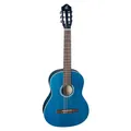 Produktbild: Ortega Guitars 4/4 Konzert Gitarre – Student Series – Fichte, Katalpa, Blau (RST5MOC)