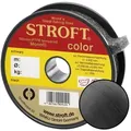 Produktbild: Stroft Angelschnur STROFT Color Monofile Angelschnur Schwarz, 50 m Länge, 0.33 mm Fadendurchmesser, (1-St), 9.0kg Tragkraft schwarz 50 m