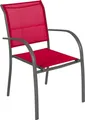Produktbild: Stapelbarer Gartensessel Piazza Granatapfel & Graphit - Hespéride