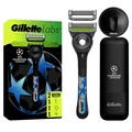 Produktbild: Gillette Labs Rasierer UEFA Champions League Reise-Etui Wandhalterung 2 Klingen