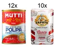 Produktbild: Testpaket 10x Caputo Cuoco 1kg Mehl - 12x Mutti Polpa Pomodoro Tomatenpulpe 400g