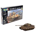 Produktbild: Revell Modellbausatz Panzer 1:72 - Tiger II Ausf. B im Maßstab 1:72, Level 4, originalgetreue Nachbildung mit vielen Details, 03129, Wie Angegeben
