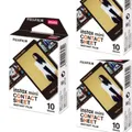 Produktbild: 3 x Fujifilm Instax Mini CONTACT SHEET Sofortbildfilme für 30 Bilder!MDH 10/2026