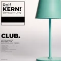 Produktbild: 3er Set LED-TISCHLEUCHTE ROLF KERN CLUB 25CM, TÜRKIS,  AKKU, DIMMBAR