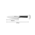 Produktbild: Tefal Ever Sharp Chefmesser 165 cm + Schärfer Edelstahl Schwarz/Silber