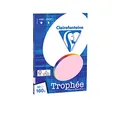 Produktbild: Clairefontaine 4153C - Ries Druckerpapier / Kopierpapier Clairalfa PPP, DIN A4, 160g, 50 Blatt, Rosa, 1 Ries