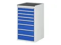 Produktbild: Rau Schubladenschrank m. Anti-Rutsch-Matte 8 Schubl.-L 4x90 1x120 3x150mm (03-L7.8A-MT.11)