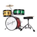 Produktbild: Kinderschlagzeug 3 PC Schlagzeug Set für Kinde mit Snare Tom Bass Drum Bass D...