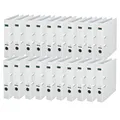 Produktbild: Leitz Qualitäts-Ordner 180° Plastik, 20er Pack, das Original, DIN A4 Aktenordner 5,2 cm, schmal, Kunststoff-Ordner mit PP-laminiertem Einband, Mit 180° Mechanik, Weiß, 10155001