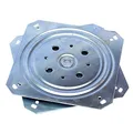 Produktbild: cyclingcolors Drehkranz Schwerlast 155 x 155 mm Drehbeschlag 360° kugelgelagert Drehteller Stahl Druck-Kugellager 150 kg Schwenkauszug mit Drehplatte Möbel Schränke