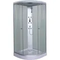 Produktbild: Sanotechnik Komplettduschkabine Punto 215 cm x 90 cm x 90 cm Weiß
