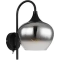 Produktbild: Globo Lighting Wandleuchte, Schwarz, Glas, 18x32x25 cm, Nur In Filialen Erhältlich