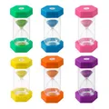 Produktbild: 6 Stück Bunter Sanduhren für Kinder, Buntes Sanduhren Set 1/3/5/10/15/30 Minuten, Zeitmesser Sanduhren für das Leben der Kinder, Lernen, Spiel Timing.