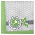 Produktbild: Sovie HORECA Serviette Kelch-Taube in Grün aus Linclass® Airlaid 40 x 40 cm, 50 Stück - Kommunion Konfirmation