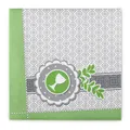Produktbild: Sovie HORECA Airlaid-Servietten 40x40 cm hochwertige Einweg-Servietten für Kommunion/Konfirmation extrem saugstark & stoffähnlich 50 Stück KELCH-TAUBE (Grün)