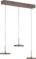 Produktbild: JUST LIGHT LED-Pendelleuchte 13141-39, 20,40W, 3000K, 2370lm, warmweiß, IP20, sand