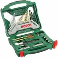 Produktbild: Bosch X-Line Titanium - Schraubendreher- und Bohreinsatzset - für Holz, Metall, Mauerwerk - 50 Stücke - torx, phillips, pozidriv, slot - 7 mm, 8 mm, 10 mm