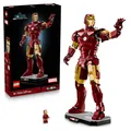 Produktbild: LEGO | Marvel Iron Man Mark 3 Sammleredition - Avengers Bauset für Erwachsene - Modellbau mit Minifigur, Ständer und Namensschild - Kreatives Geschenk für Männer, Frauen und Allen Fans - 76344