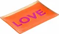 Produktbild: Gift Company Glasteller Love Plates Love M, Dekoteller, Schale, Glas, Orange, Gold, 10 x 14 cm, 1088204011