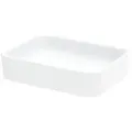 Produktbild: Bette Art Aufsatz-Waschtisch A180000 weiß, 30x40x9cm, ohne Hahnloch und Überlauf