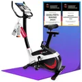 Produktbild: Christopeit Ergometer Heimtrainer AX 4000, 24 Widerstandsstufen, bis 150kg, 195cm Größe, verschleißfrei, Kinomap