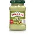 Produktbild: Tigullio-Pesto-Sauce mit Ricotta-Käse und Pistazien 185g