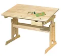 Produktbild: Kinderschreibtisch Schülerschreibtisch JULIA Kiefer Höhe und Neigung verstellbar