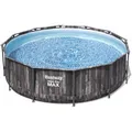 Produktbild: Bestway 5614X Aufstellpool Rund 366x100 cm Stahl Rahmen Pumpe Kartusche