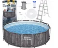 Produktbild: Bestway 5614X Steel Pro Max Pool Gartenpool 366 x 100 cm 8in1 mit Pumpe