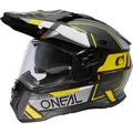 Produktbild: Oneal DSeries Square Motocross Helm, schwarz-gelb, Größe XS für Männer