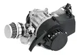 Produktbild: Nitro Motors Ersatzmotor 49cc Pocketbike 2 Takt mit Alu Seilzugstarter Vergaser Luftfilter Kupplungsglocke 7 Zahn