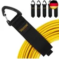 Produktbild: Verlängerungskabel-Organizer & Aufhänger (6er Pack). Flexible Klettbänder mit Dr