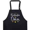 Produktbild: KÜCHENFEE OMA Kochschürze für Oma/Mama Geschenk - Schürze Damen mit Spruch