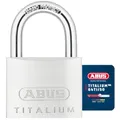 Produktbild: ABUS Vorhängeschloss Titalium 64TI/50 - Kellerschloss mit Schlosskörper aus Spezial-Aluminium - gehärteter Stahlbügel - ABUS-Sicherheitslevel 6