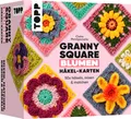 Produktbild: Topp Häkelkarten Set Granny Square Blumen 50 Stück 15x15 cm Bastelbedarf