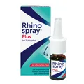 Produktbild: Rhinospray Plus Nasenspray bei Schnupfen & verstopfter Nase | Nasenspray mit  3-fach Effekt: Befreit, pflegt, erfrischt