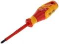 Produktbild: Gedore VDE 2160 PH 2 1612123 Kreuzschlitz-Schraubendreher PH 2 Klingenlänge: 100mm DIN ISO 8764